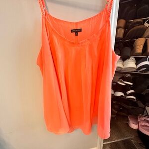 Lane Bryant Orange Relaxed Camisole Top